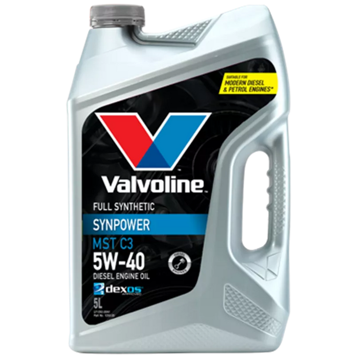 Valvoline Synpower MST 5W40 Engine Oil - 5 Litre