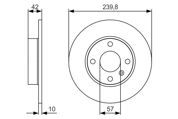 Bosch Brake Disc - BD1935