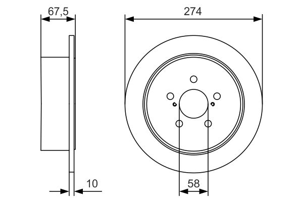 Bosch Brake Disc - BD2142