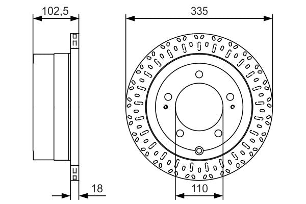 Bosch Brake Disc - BD2361