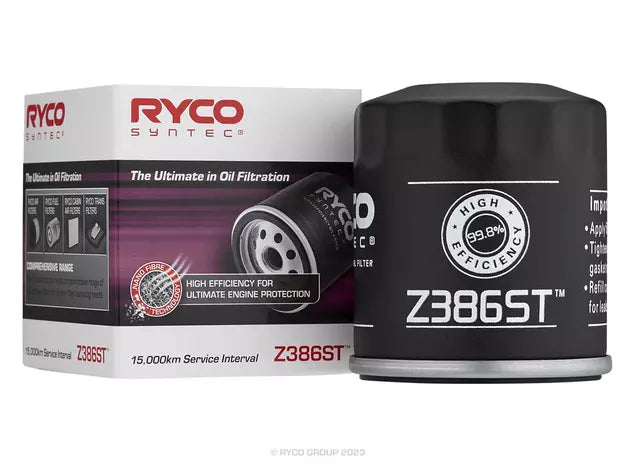 Ryco Syntec Oil Filter - Z386ST