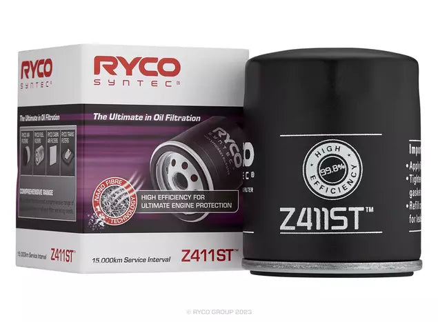 Ryco Syntec Oil Filter - Z411ST