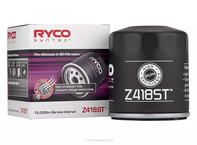 Ryco Syntec Oil Filter - Z418ST