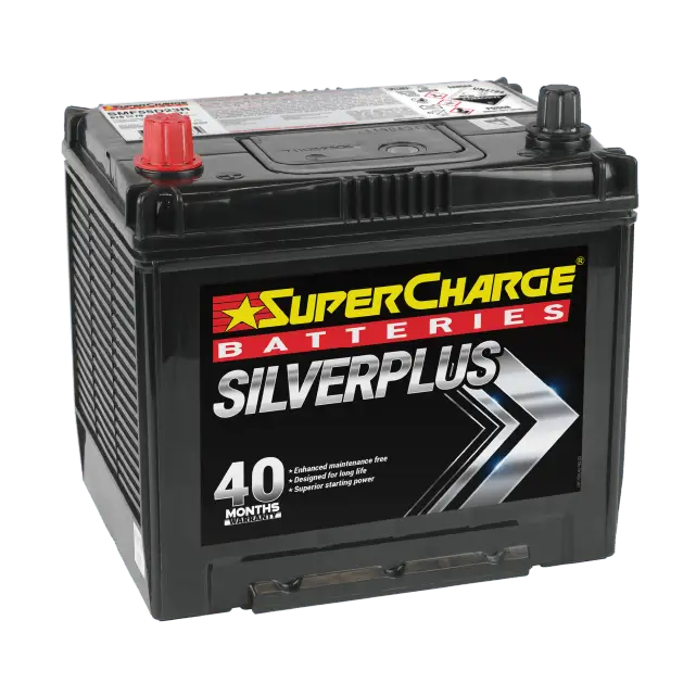 Supercharge Silver Plus Battery - SMF55D23R