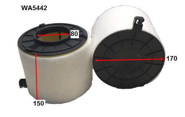 Wesfil Air Filter - WA5442 (A2001)