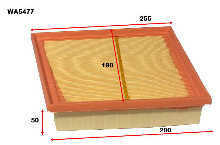 Wesfil Air Filter - WA5477 (A1955)