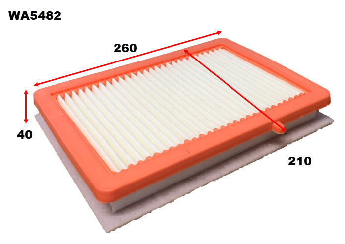 Wesfil Air Filter - WA5482 (A1971)