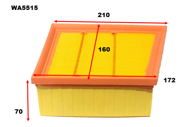 Wesfil Air Filter - WA5515 (A1969)