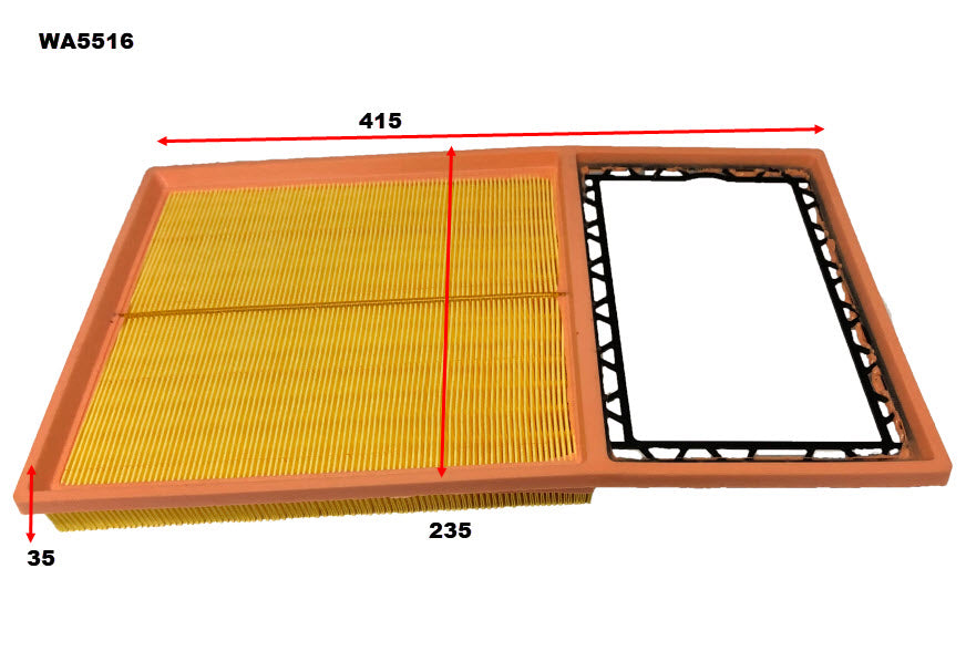 Wesfil Air Filter - WA5516 (A2064)