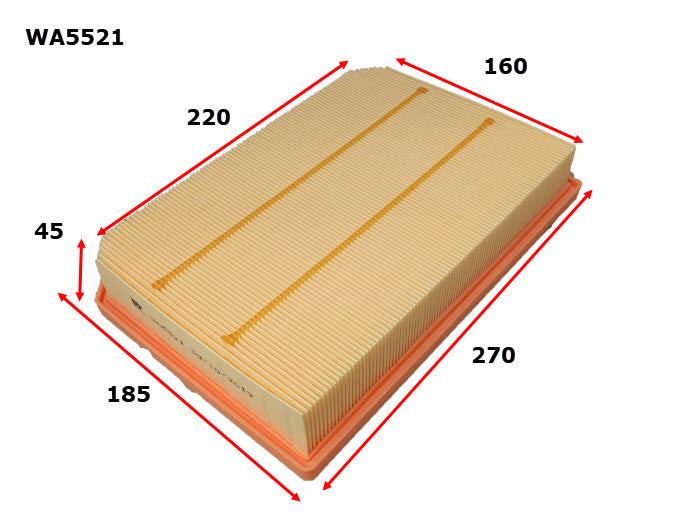 Wesfil Air Filter - WA5521 (A2024)