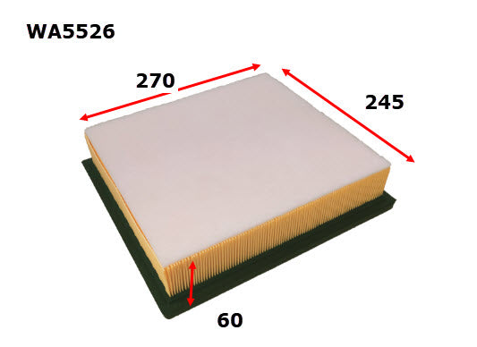 Wesfil Air Filter - WA5526 (A2011)