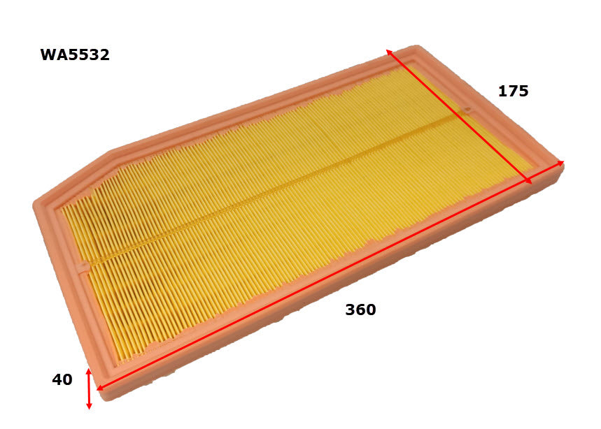 Wesfil Air Filter - WA5532 (A2033)