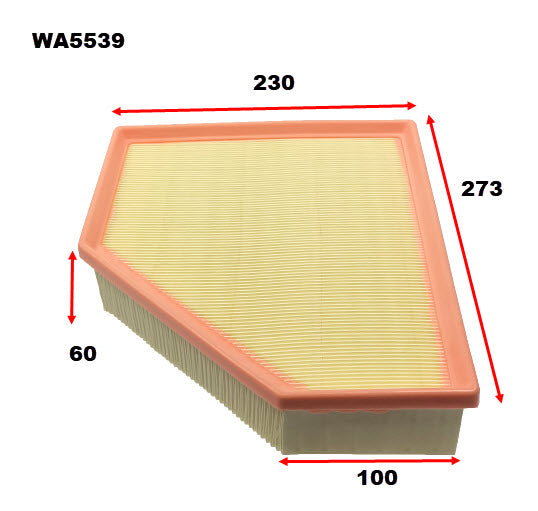 Wesfil Air Filter - WA5539