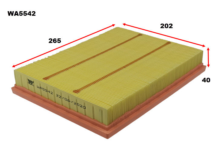 Wesfil Air Filter - WA5542 (A2045)