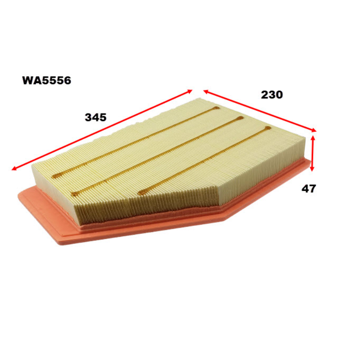 Wesfil Air Filter - WA5556 (A1968)