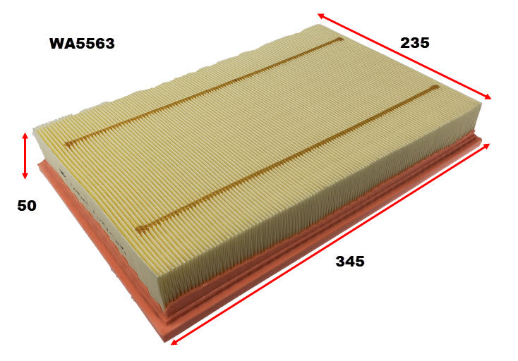 Wesfil Air Filter - WA5563 (A2067)