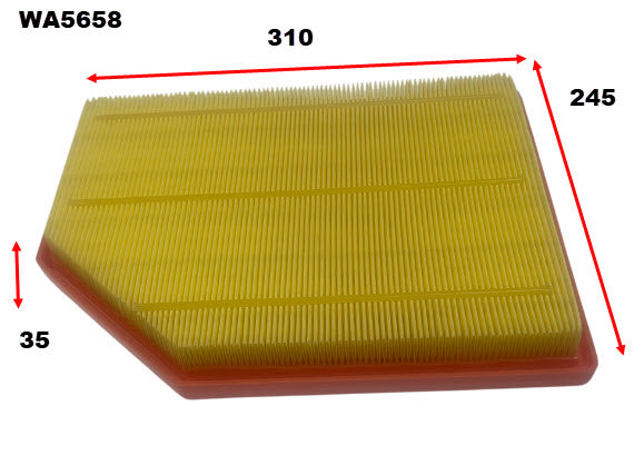 Wesfil Air Filter - WA5658 (A2093)