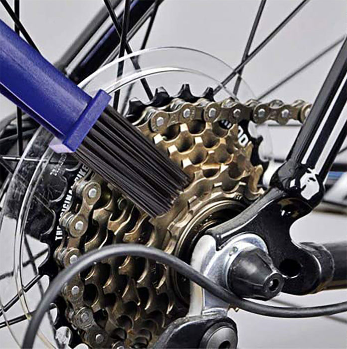 2 Piece Bike Drive Chain Cleaning Brush Set