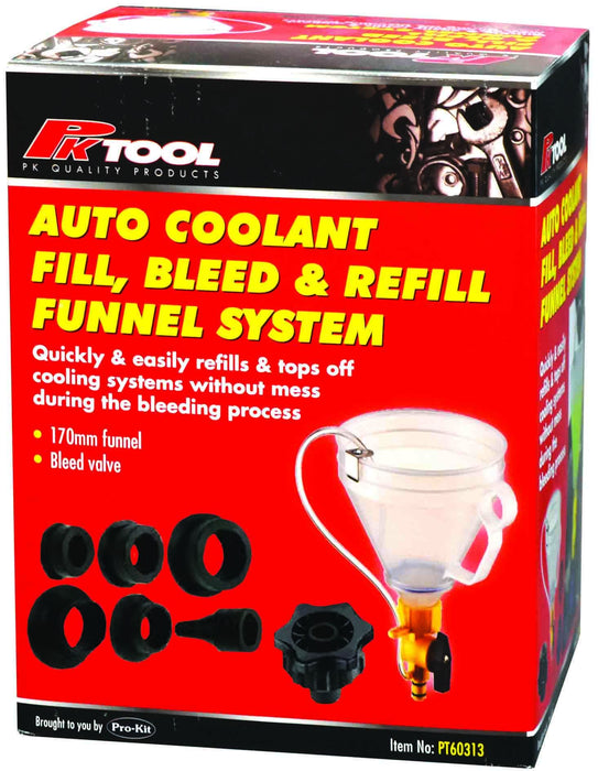 8 Piece Universal Coolant Filling Set