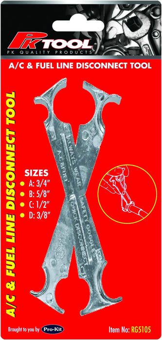 A/C & Fuel Line Disconnect Tool