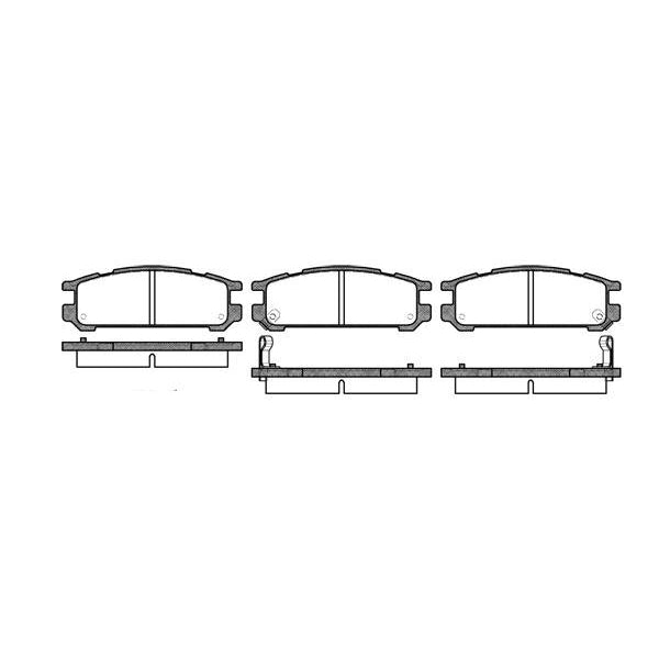 Remsa Disc Brake Pad Set - 034202UC