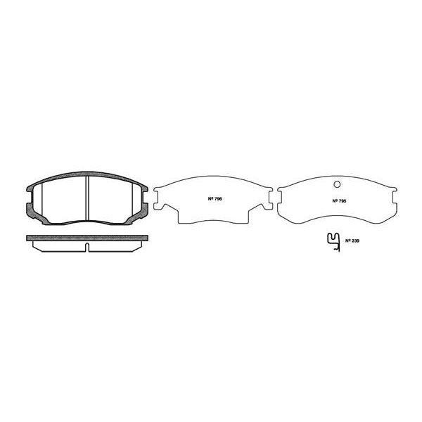 Remsa Disc Brake Pad Set - 035722UC