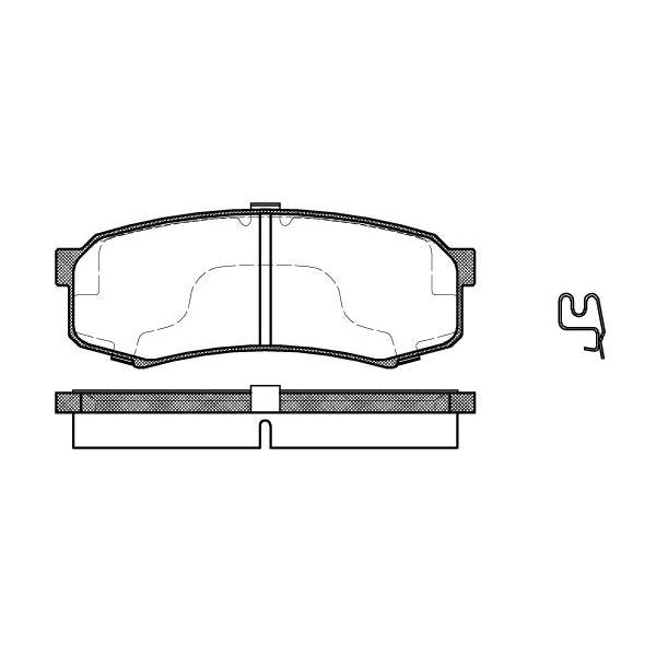 Remsa Disc Brake Pad Set - 041304UC