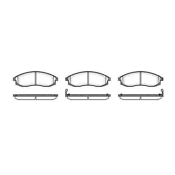 Remsa Disc Brake Pad Set - 059802UC