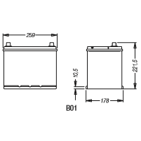 Fiamm Titanium Battery - D26X75 — A1 Autoparts Niddrie