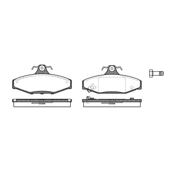 Remsa Disc Brake Pad Set - 033512UC