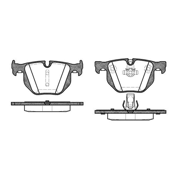 Remsa Disc Brake Pad Set - 038160