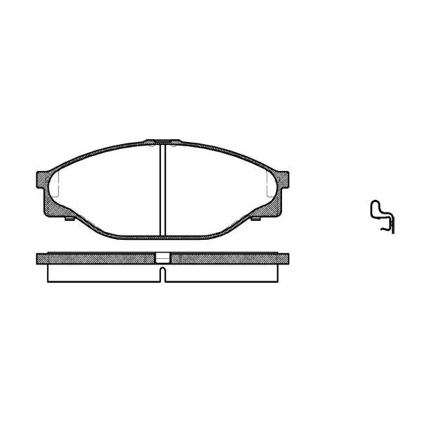 Remsa Disc Brake Pad Set - 041220UC