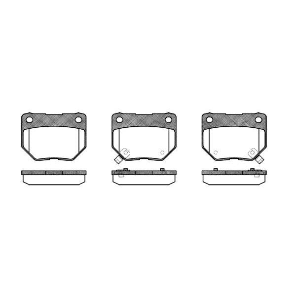 Remsa Disc Brake Pad Set - 036502UC