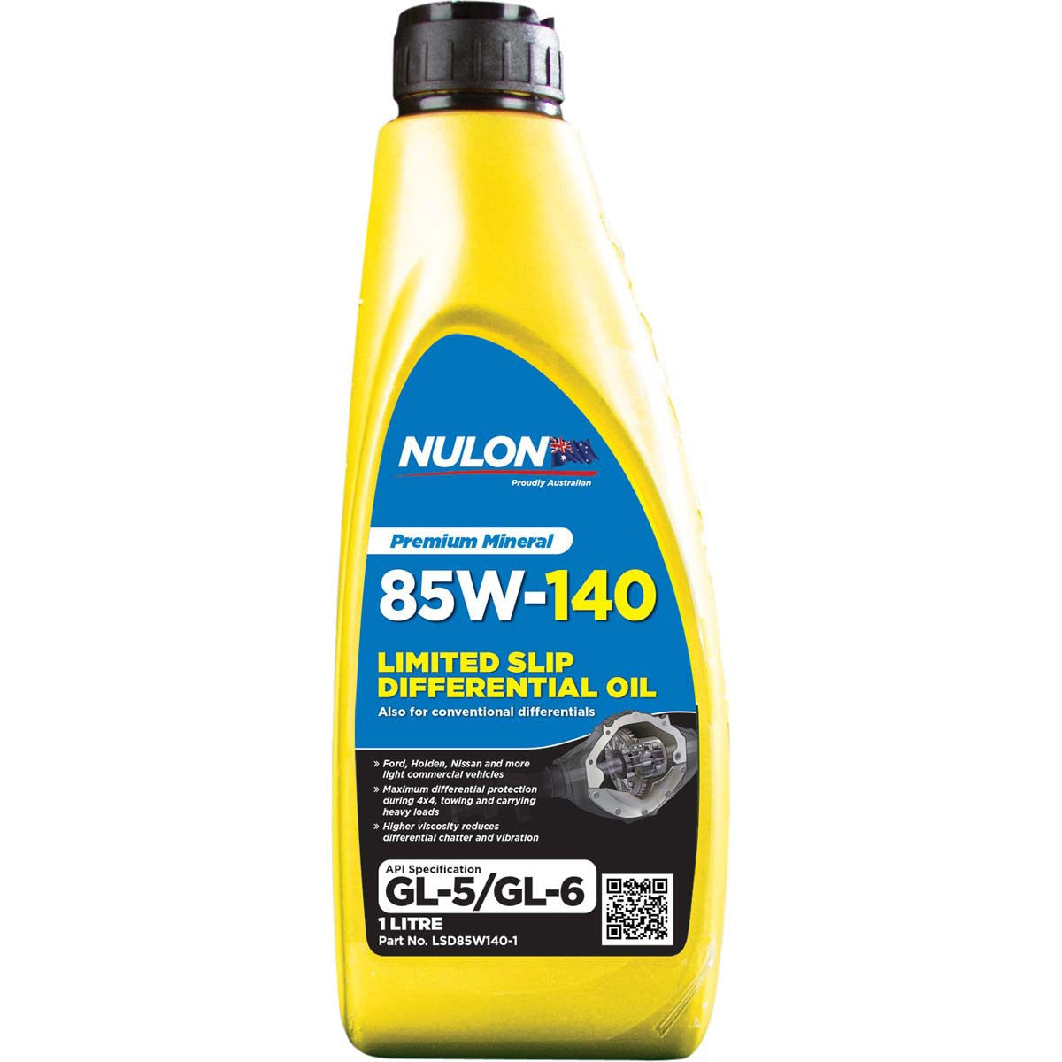 Nulon 85W140 Limited Slip Differential Oil 1Ltr — A1 Autoparts Niddrie