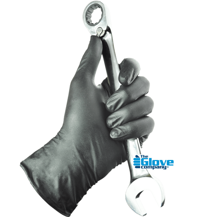 Black Rocket Nitrile Disposable Gloves - Large (Pack Of 100)