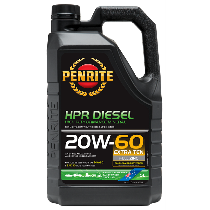 Penrite HPR Diesel - 5Ltr - A1 Autoparts Niddrie
