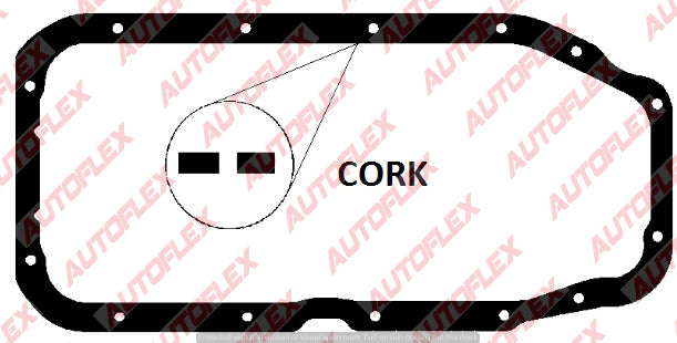 Oil Sump Gasket - Holden 16JH, 18JC