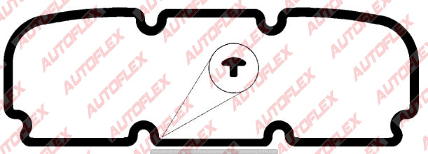 Rocker / Valve Cover Gasket Set - Holden V6 3.8L (Thick)