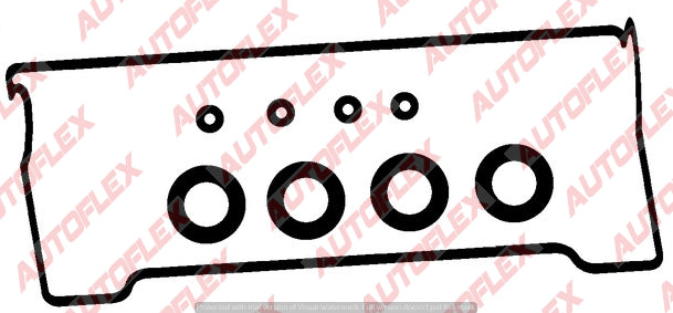 Rocker / Valve Cover Gasket Set - Toyota 4A-FE, 7A-FE