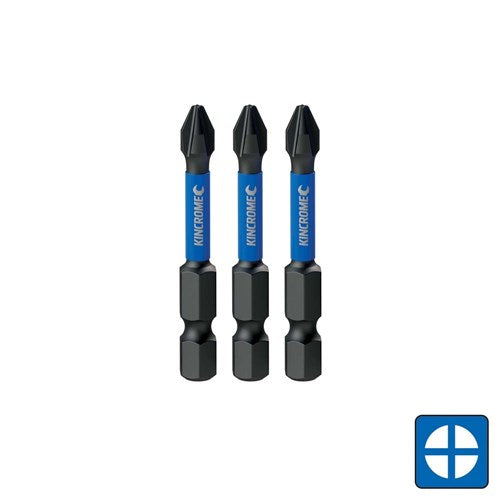 Phillips #2 Impact Bit 50mm 3 Piece - A1 Autoparts Niddrie