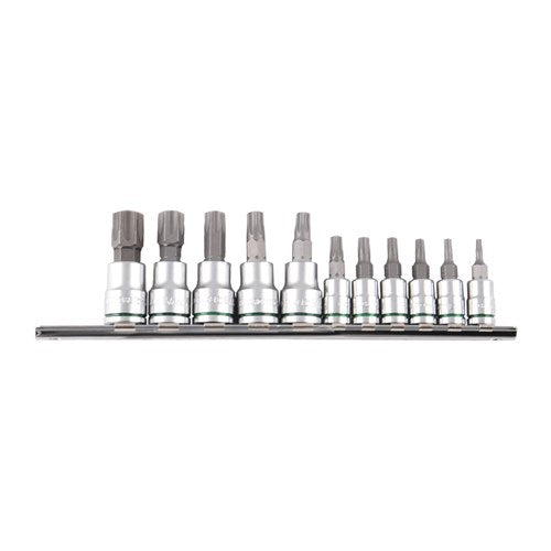 TORX® Socket Set 11 Piece 1/4 & 3/8" Drive - A1 Autoparts Niddrie