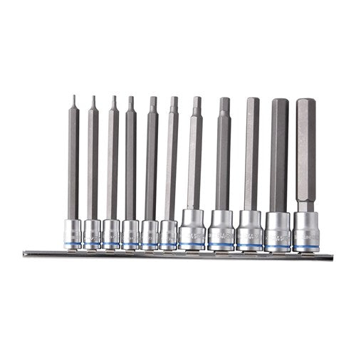 Hex Socket Set Long Series 11 Piece (Metric) - A1 Autoparts Niddrie