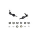 Whiteline Sway Bar Link Kit H/Duty Adj Steel Ball - KLC107 - A1 Autoparts Niddrie
