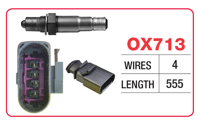 Goss Oxygen Sensor - 4 Wire - Audi, Porsche, Skoda, Volkswagen - OX713