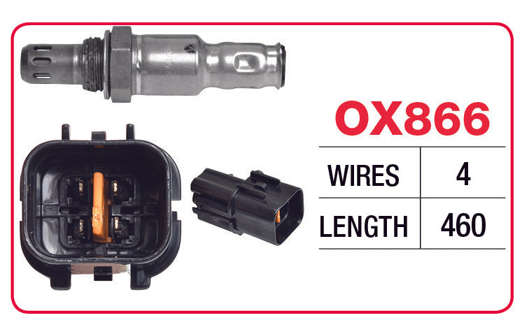 Goss Oxygen Sensor - 4 Wire - Hyundai - OX866