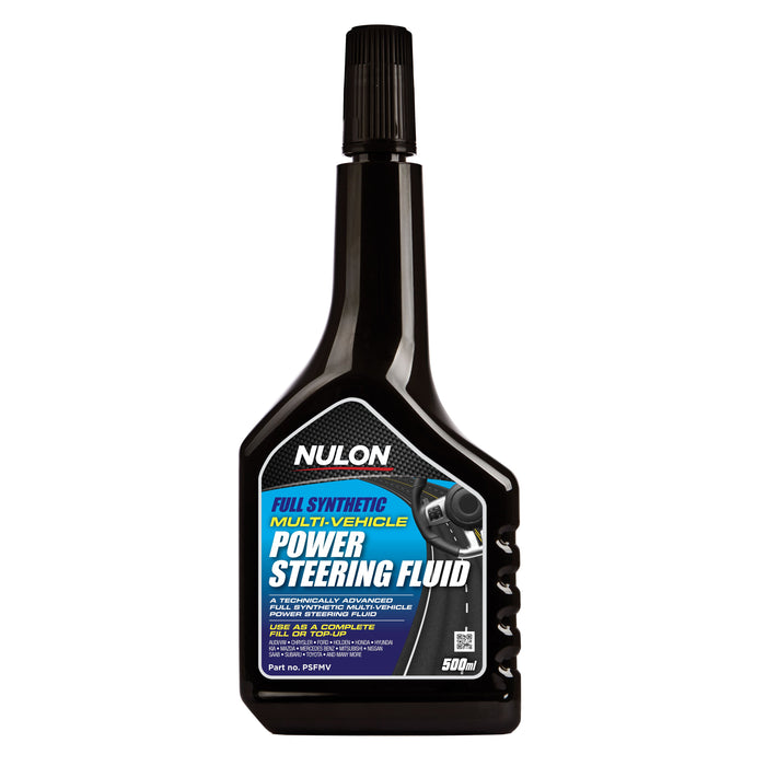 Nulon Full Synthetic Multi Vehicle Power Steering Fluid - 500ml