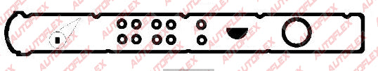 Rocker / Valve Cover Gasket Set - Nissan RB20, RB25, RB26 - RCG020K