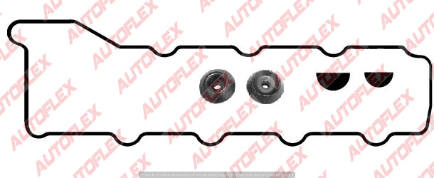 Rocker / Valve Cover Gasket Set - Mitsubishi 4M40, 4M40T