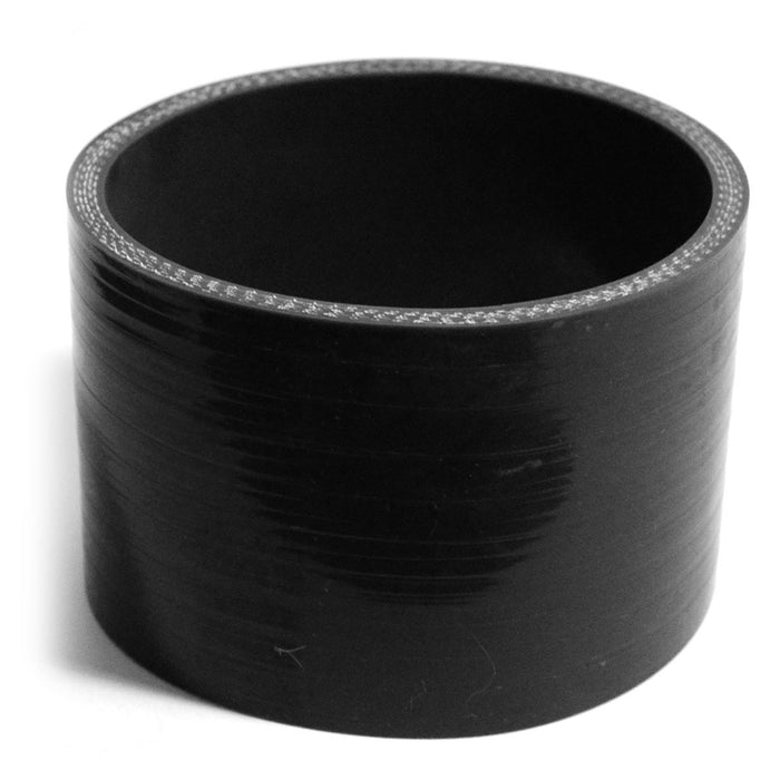 Straight Silicone Hose 102mm x 102mm x 76mm (Black)