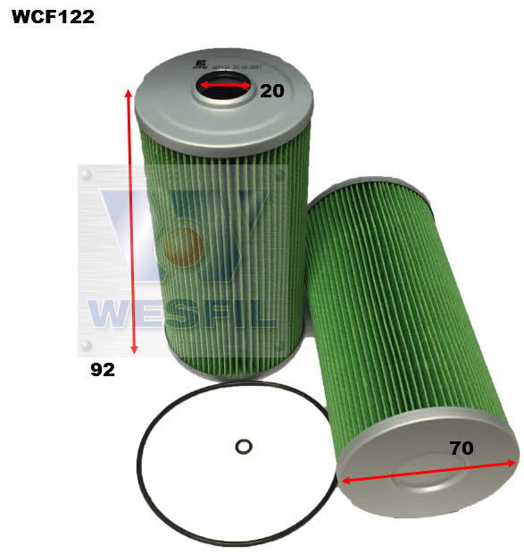 Wesfil Diesel Fuel Filter - WCF122 (R2692P)